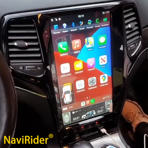 Radio para Coche con Pantalla Vertical Tipo Tesla de 13.6 Pulgadas para Jeep <span class=keywords><strong>Grand</strong></span> <span class=keywords><strong>Cherokee</strong></span> 2011 - <span class=keywords><strong>2020</strong></span> con GPS, Carplay, Android 11 y Reproductor Multimedia - Product Image 1