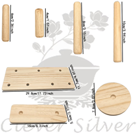 Étagères de présentation en bois massif multicouche, petites étagères de bureau en bois pour bibelots, mini étagères en bois