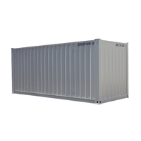 Conteneur d'entrepôt de stockage durable de construction standard avec porte à battants latérale