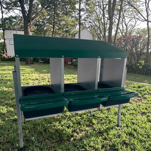 Hot Bán Durable Kim Loại Trứng Đẻ Hộp Dễ Dàng Để Làm Sạch Mạ Kẽm Gà Vịt & Ngỗng Làm Tổ Hộp Điều Kiện Mới - Product Image 1