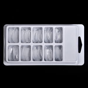 100 pièces/boîte Capsules d'ongles en ABS, modèle French Scale, pour extension, demi-couverture, pour salon de manucure - Product Image 6