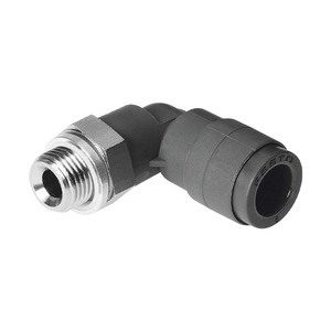 Conector en Ángulo Festo QSL-1/2-10/12, Acoplador Rápido de Latón Niquelado, Piezas Neumáticas - Product Image 1