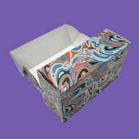 Emballage de vêtements pliable avec impression de logo personnalisé Boîtes postales en papier recyclable en carton ondulé pour petites entreprises