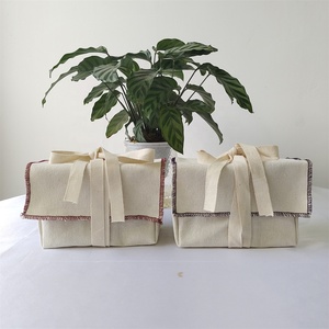 BSCI Custom patta di cotone busta busta di imballaggio regalo per gioielli di lusso <span class=keywords><strong>in</strong></span> <span class=keywords><strong>tessuto</strong></span> busta cosmetica - Product Image 2