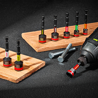 GEiNXURN Embout de tournevis à douille magnétique impérial coloré, tige hexagonale 1/4 po, 2,56 po (65 mm)