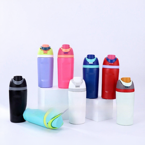 Vaso Térmico de Acero Inoxidable de Doble Pared con Aislamiento, Recubrimiento en <span class=keywords><strong>Polvo</strong></span>, Personalizado con Logotipo, 19oz 24oz 32oz, Botella de Agua Deportiva al Vacío con Pajita - Product Image 3