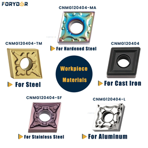 Insertos de carburo de precisión OEM CNMG120404 para herramienta de torneado externo de acero inoxidable insertos CNC de procesamiento de acero inoxidable - Product Image 3