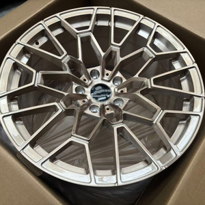 Jantes forgées concaves Bolun Wheels, design creux léger, finition or bronze brossé, 20x9 20x10.5 5x112, pour <span class=keywords><strong>BMW</strong></span> G31 <span class=keywords><strong>M550d</strong></span> - Product Image 5