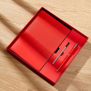 Khuyến mãi Chất lượng cao tùy chỉnh Nhật Ký máy tính xách tay Bộ quà tặng sang trọng PU da Hộp quà tặng máy tính xách tay và bút máy tính xách tay Bộ quà tặng - Product Image 5
