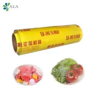 High Transparent PVC Fruits And Vegetables Fresh Cling Wrap Film Food Grade Cling Plastic Wrap