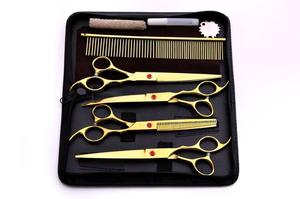 <strong>Dog</strong> Grooming Kit Safety Heavy Duty Stainless Steel Cat <strong>Dog</strong> Grooming Scissors Set Best Pet Grooming <strong>Shears</strong> - Product Image 2