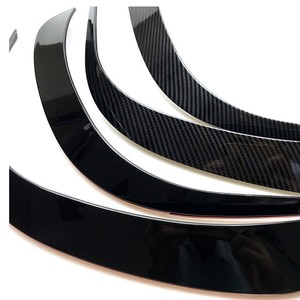 Front Air Intake Trim GLE167 Black Carbon Fiber Pattern Plastic Mercedes-Benz Car Window Weather Shields 3M Tape Stick - Product Image 2