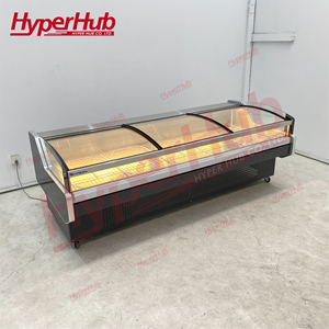 Vitrine réfrigérée multifonctionnelle à 4 portes à refroidissement direct pour <span class=keywords><strong>fromage</strong></span>, charcuterie, salade, vente directe d'usine - Product Image 3