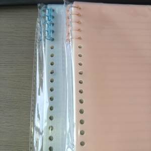 Custom Logo 18K Morandi colore 5-Ring Notebook ricaricabile 60 fogli in pelle PU raccoglitore a <span class=keywords><strong>spirale</strong></span> per gli studenti - Product Image 1