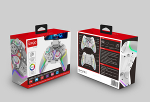 <b>Wireless</b> Controller With RGB Lighting ,Ergonomic Design Gamepad for Android/iOS(MFI)/Tablet/<b>PC</b>/NS/P3/P4 PG-9666 Game Pad for <b>PC</b> - Product Image 4