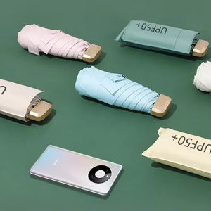 Parapluie pliable promotionnel 2025 à cinq sections avec logo, idéal pour un usage quotidien personnalisé, cadeau pour femmes/professeurs/étudiants/hommes - Product Image 1