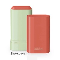 Fard à Joues Crème Minéral Lumineux en Stick Hydratant Naturel Soie Lisse Couleur Rouge Rose Orange pour le Visage