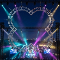Estructura de Aluminio para Iluminación de Escenario, Plegable, Negra, para Altavoces, Metálica, para Eventos, DJ