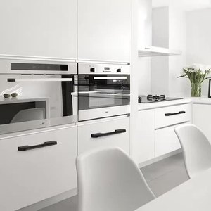 Poignée de meuble Xinshengfa en alliage d'aluminium en forme de balle 0033, moderne et simple, pour porte d'armoire, base noire solide, filetage profond - Product Image 2