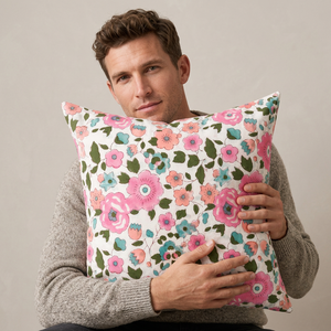Wholesale 100% Pure Cotton Printed Cushion Cover Handmade <b>Decorative</b> <b>Pillow</b> Case for Home Furnishing Export - Product Image 1
