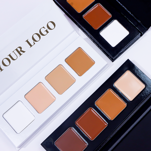 Paleta de Contorno y Corrector de Cejas Vegano de Marca Privada, Base de Maquillaje Natural a Prueba de Agua con Cobertura Total - Product Image 5