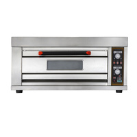 Four à pain à gaz et électrique TCD de grande capacité pour boulangerie commerciale, 4 étages, 16 plateaux, minuterie, vapeur