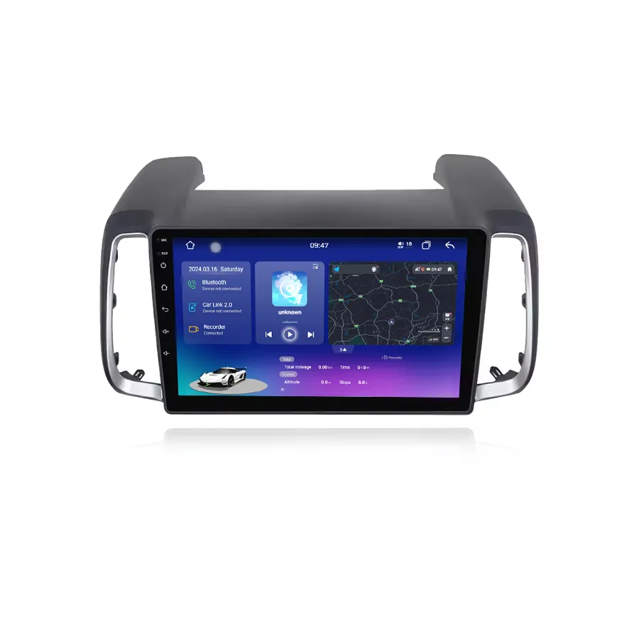 12+512GB Android Car Radio Qled Touch Screen Voice Control Car Radio For Hyundai Ix35 2018 Adas Dvr Bt Wifi