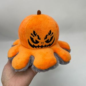 Auglika-Pumpkins <span class=keywords><strong>de</strong></span> Halloween <span class=keywords><strong>de</strong></span> 20cm, juguete <span class=keywords><strong>de</strong></span> peluche con forma <span class=keywords><strong>de</strong></span> pulpo Reversible - Product Image 2