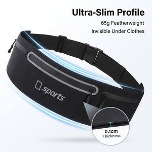 Precio al por Mayor, Riñonera Deportiva Ultrafina de 0.1mm de TPU y Tela Lycra, Impermeable, Delgada, para Correr, con Logotipo Personalizado OEM - Product Image 1