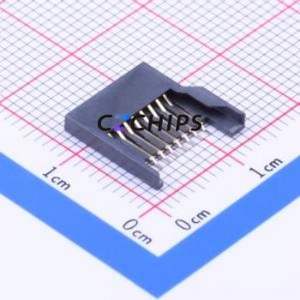 TF-104 SD Card / Memory Card Connector SMD Connector Plug-In Type MicroSD Card (TF Card) Card Holder 1.93mm - Product Image 1