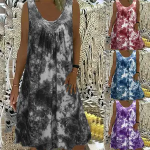 Women's Printed Scoop-Neck Maxi Dress, Created for Macy's Women's Swing Sleeveless Long Maxi Tank Dresses