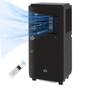 Aire Acondicionado Portátil Eficiente de 10000 BTU con Temporizador de 24H para Enfriamiento de 440 Pies Cuadrados, Ventilador Deshumidificador en Negro para Enchufe EU, US, UK - Product Image 2