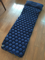 Matelas pneumatique de randonnée ultraléger de couleur personnalisée, auto-gonflant, avec oreiller pour le camping