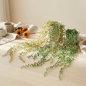 Vignes artificielles suspendues Larmes d'amour en plastique vert 30cm-100cm Décoration intérieure Accessoires de mariage - Product Image 2