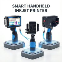 Imprimante à jet d'encre portable pour la date et l'heure, imprimante de codes de lots manuelle, jet d'encre pour machine d'emballage, marquage de cartes, impression de logos, PVC