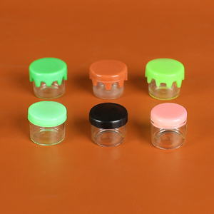 Contenant en silicone de qualité alimentaire, en caoutchouc, 10ML 6ML 5ML, mini-bocaux ronds antiadhésifs, boîte de rangement en caoutchouc, support à huile, petit récipient - Product Image 2
