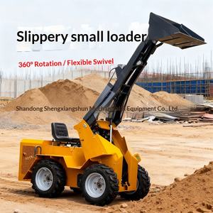 Équipement de nettoyage de gravier de chantier de petite taille transfrontalier, pelle hydraulique de levage de cabine de voiture - Product Image 1