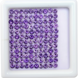 พลอยอเมทิสต์แอฟริกาธรรมชาติแบบ100% เจียระไนแบบเหลี่ยมเพชรพลอยหลวมสีราคาถูก - Product Image 1