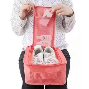 Portable Multifunctional <b>Folding</b> Shoes <b>Storage</b> Bag Pouch Organizer Waterproof Travel Companion Made of Durable Polyester - Product Image 1