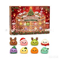 Jouets anti-stress pour adultes : Sac mystère de Noël, Calendrier Fidget Squishy, Boîte surprise, Jouets à presser