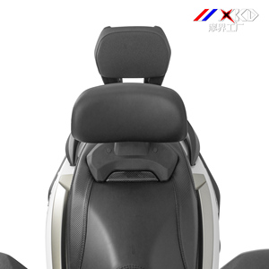 Pour Yamaha NMAX155, siège arrière pliable universel à haute résilience, siège de <span class=keywords><strong>scooter</strong></span> télescopique, dossier de voyage, sièges de moto, dossiers - Product Image 3