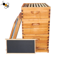 Imkerei-Ausrüstung 3-Schichtige Bienenstock-Boxen Langstroth Bienenstock Wachsbeschichtet
