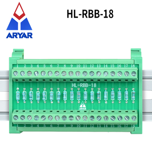 10R à <span class=keywords><strong>10</strong></span> M Ohm Module de distribution de résistance à montage sur rail DIN Carte de dérivation de résistance 1/4W - Product Image 5