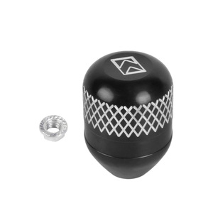 Universal Mesh Gear <b>Shift</b> <b>Knob</b> Black Aluminum Alloy Ergonomic Car Modification - Product Image 1