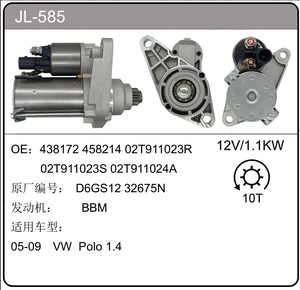 Arrancador Automático 02T911024A para VW Polo Golf Skoda Fabia Rapid Seat <span class=keywords><strong>Ibiza</strong></span> 1.0 1.2 1.4 <span class=keywords><strong>TSI</strong></span> DQ200 7 Velocidades DSG 02T911024B - Product Image 5