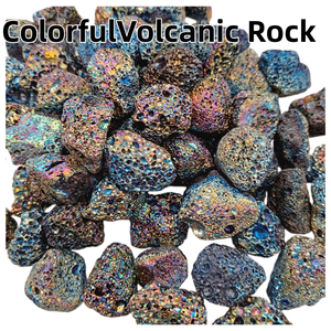 Diffuseur d'huiles essentielles en pierre de lave arc-en-ciel poreuse naturelle, pierre décorative en <span class=keywords><strong>roche</strong></span> <span class=keywords><strong>volcanique</strong></span> pour parfumer la maison - Product Image 3