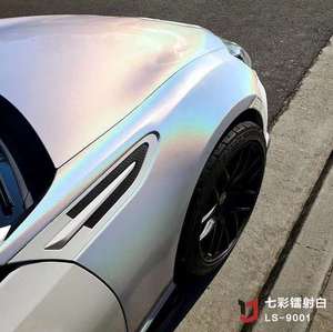 Autocollants de voiture en vinyle, couleur arc-en-ciel, flocons de caméléon, couleur holographique, en vinyle - Product Image 4