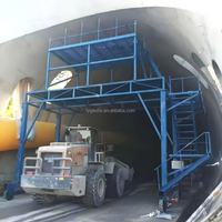 Chariot de maintenance intelligent multifonctionnel pour les projets de tunnels Construction de travaux en béton à pulvérisation automatique et stable