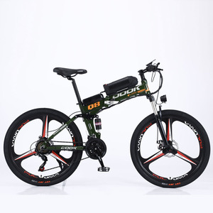 Bicicleta Eléctrica de Montaña Dook de 26 Pulgadas, Plegable, de Aleación de Aluminio, con Doble Suspensión, para Adultos, Todoterreno - Product Image 2