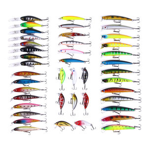 Mixte 43 pièces Minnow Leurres de pêche appâts Dur Appâts S'attaquer leurre de pêche à la <span class=keywords><strong>mouche</strong></span> ensemble - Product Image 3